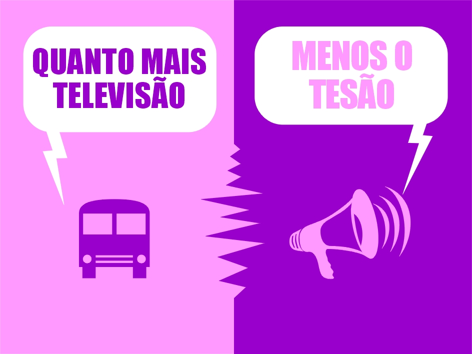 Quanto mais televis�o, menos tes�o!